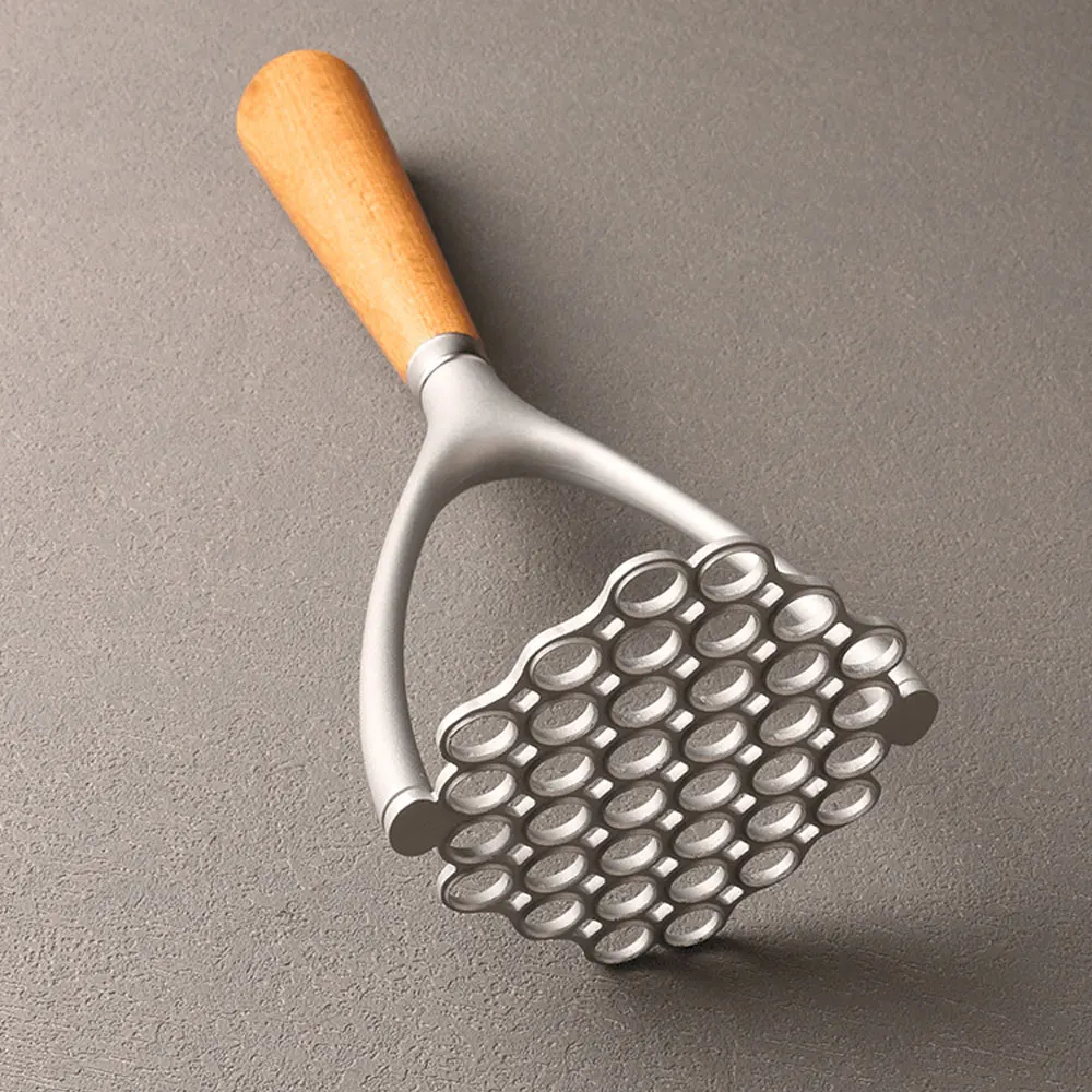 Potatoes Crusher Stainless Steel Pressed Potato Masher Ricer Puree Juice Maker Potato Pusher Smooth Mashed Fruit Tools Kitchen