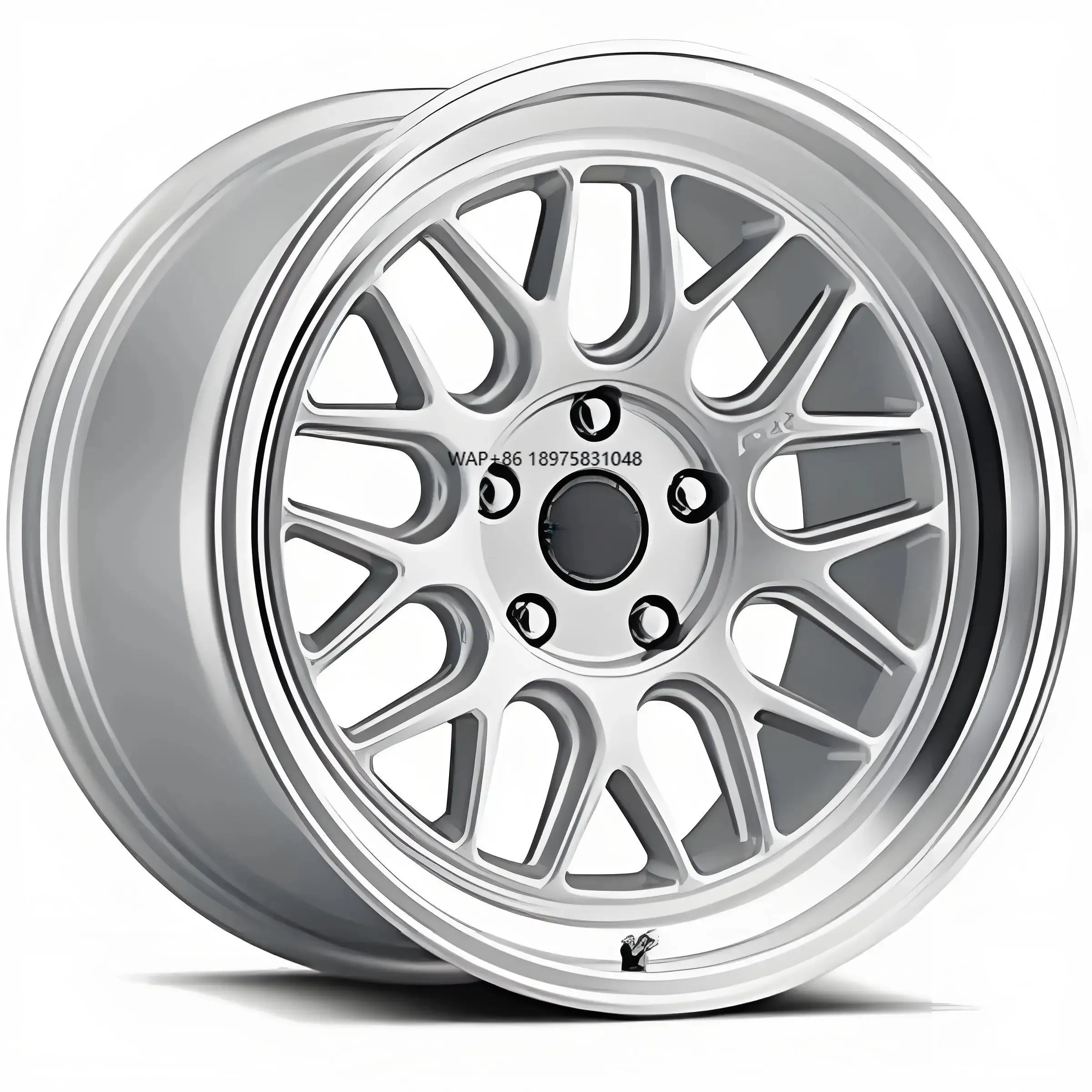 عجلات سيارة الركاب المصنوعة من سبائك الألومنيوم 5x112 5x120 المزورة المخصصة للنماذج