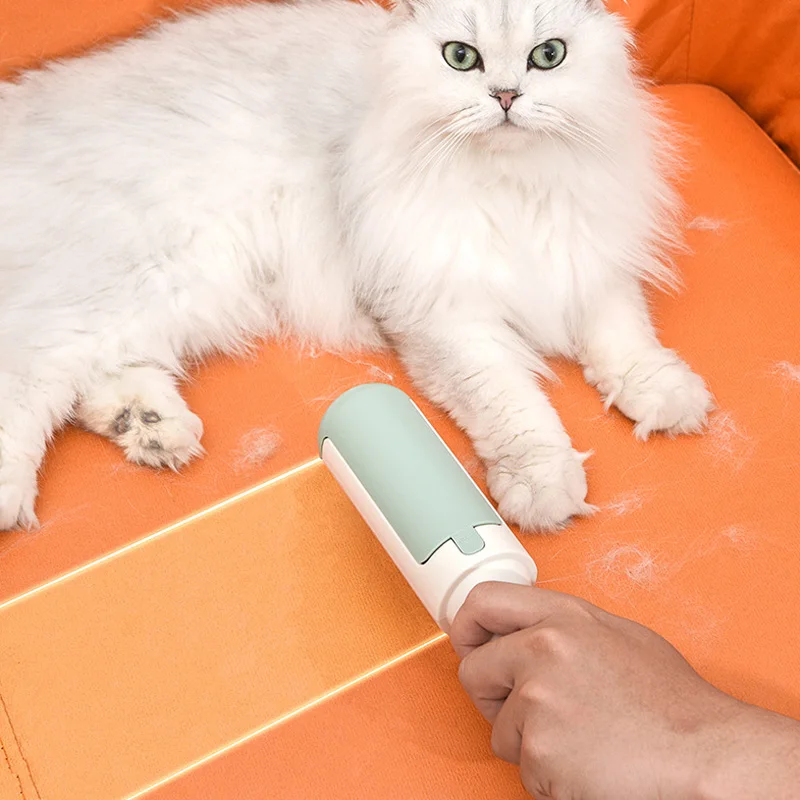 Pet Hair Remover Roller Sticky Hair Brush Coat Cashmere Brush Sofa Cleaner To Remove Floating Hair Cat Two-sided Scraper