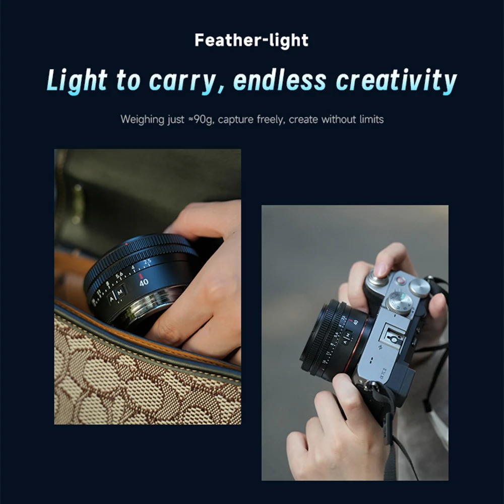 7Artisans AF 40mm F2.5 Full Frame Auto Focus Camera Lens Lens for Humanities Photography with Nikon Z L Mount Camera