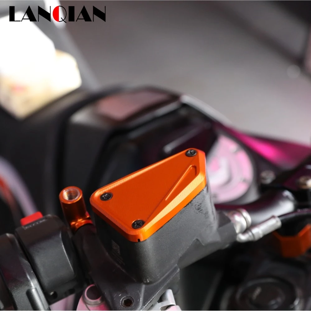 

For 790 DUKE 790 ADVENTURE 790 ADVENTURE R 2018-2019 Motoreyele Accessories Power Part Front Brake Reservoir CNC Aluminum Cover