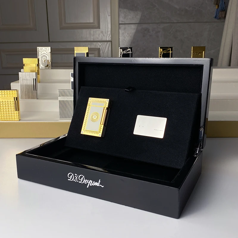 

Новая памятная серия, роскошная зажигалка с одним и двойным пламенем Ping Sound, бутановая зажигалка для курения сигарет с натуральной краской 18054