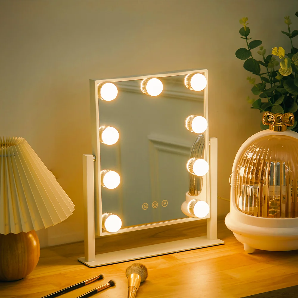 Hollywood Vanity Mirror with Dimmable LED Bulbs