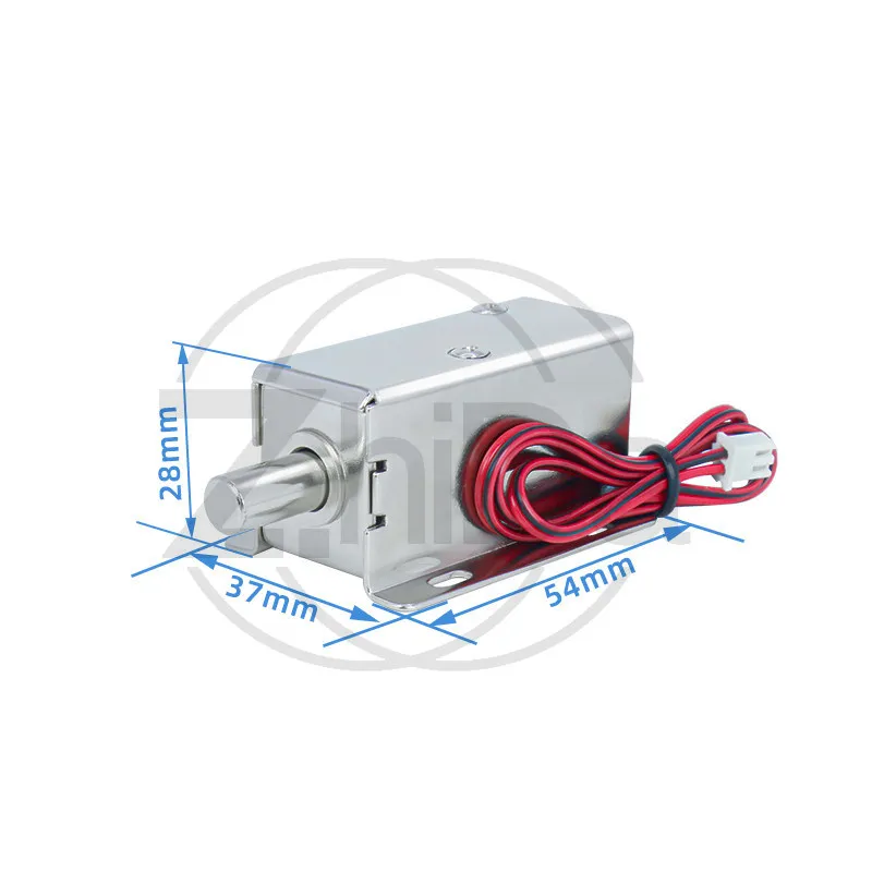 SH01 Solenoid Electromagnetic Lock 12V 24V Mini Push‑Pull Electronic Bolt Lock