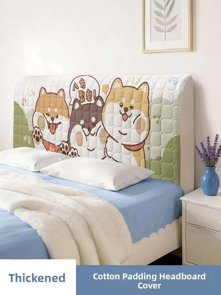 Thickened Soft Cover Pillow Universal Bed Headboard Dustproof Cover Child Bedroom Decorative Cushion Essential Home Fabric