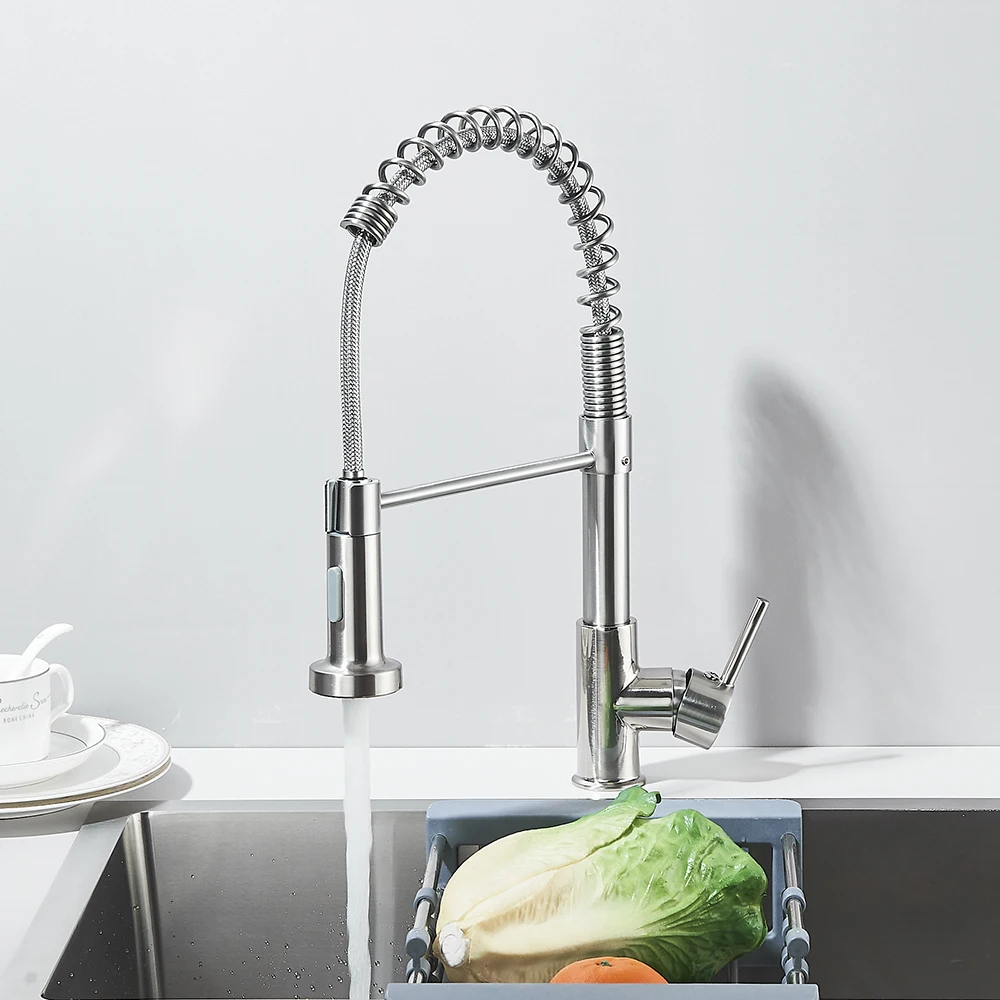 Geborsteld nikkel keukenkraan, - Pull Down Spray Kitchen Faucet Brushed Nickel recensie en prijs