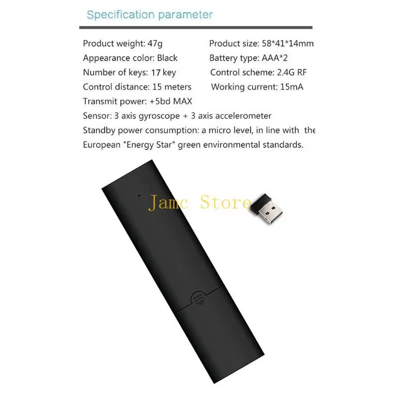 LX0B para Android Box 2.4G, Wireless IPTV Voice Remote Control Air Mouse