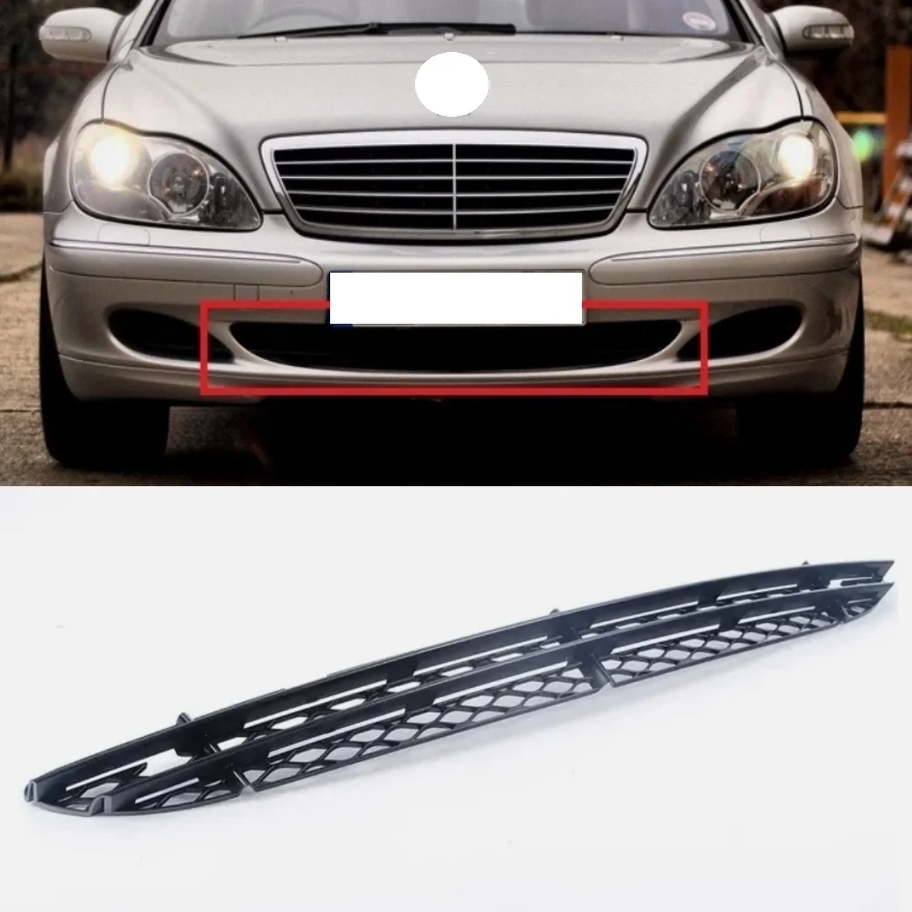 Front Bumper Grille Vent A2208851523 For Mercedes Benz S-Class W220 2003-2005