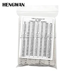1% 0402 0603 0805 1206 SMD Chip Resistor Assorted Kit 0R - 10M ohm 170Values Resistance Samples Set