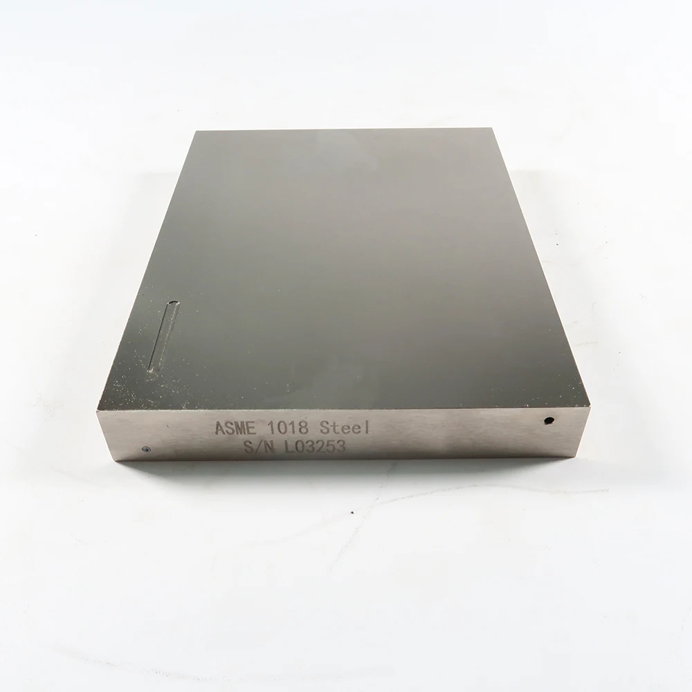 .750" ASME-1인치 기본 교정 블록 1018 강철 니켈 도금 테스트 블록