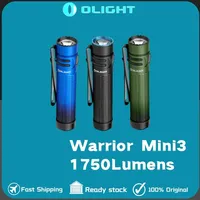 Olight Warrior Mini 3 Rechargeable Powerful Tactical Flashlight 1750Lumens EDC Flashlight Built-in Battery
