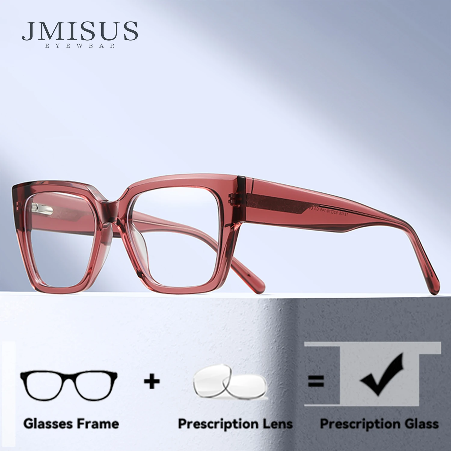 

Новинка JMISUS: Прогрессивные мультифокальные очки-бабочки ручной работы из ацетата, квадратные, с защитой от синего света, оптические, женские