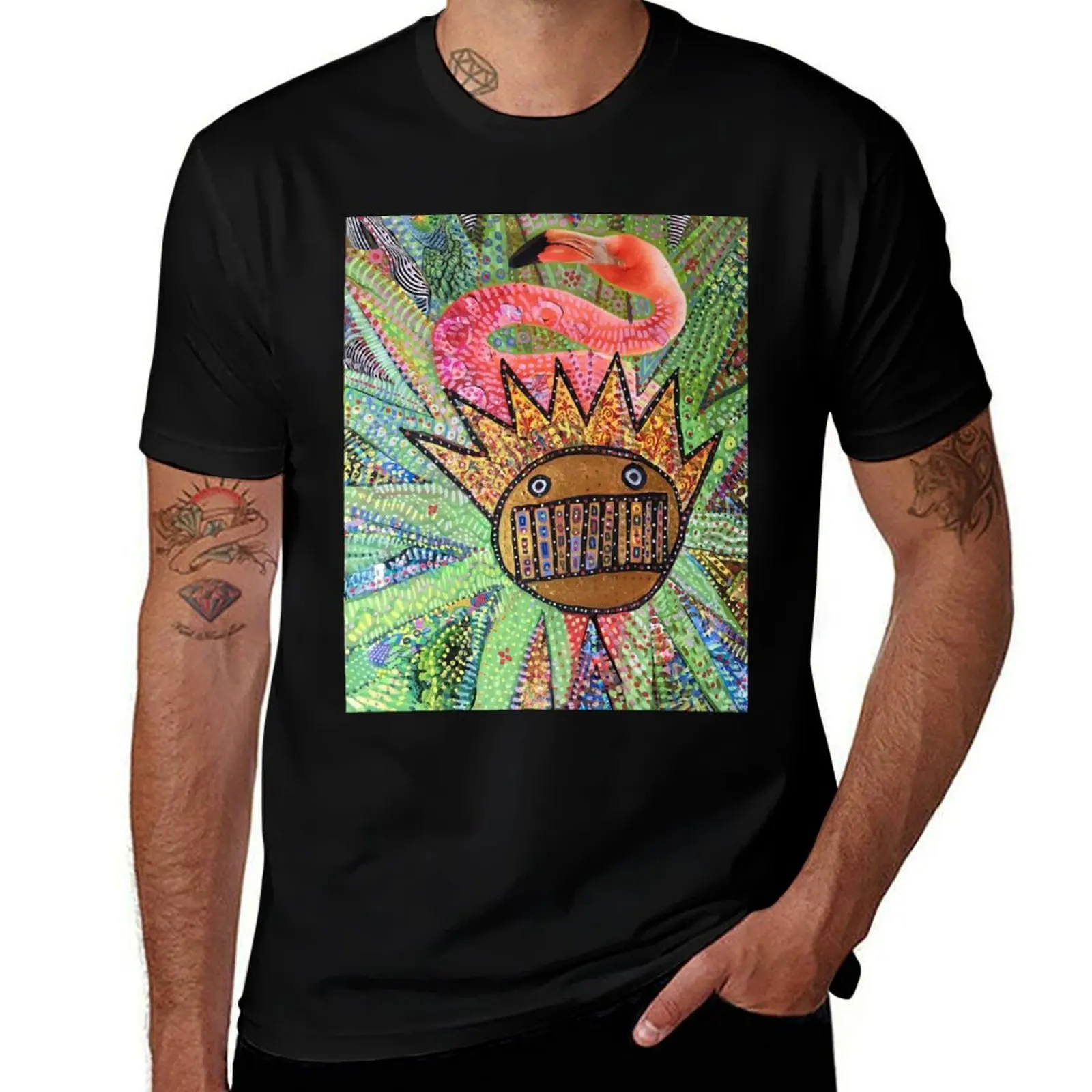 

Ween Boognish and Flamingo T-Shirt Standard Fit Solid Tee Shirt