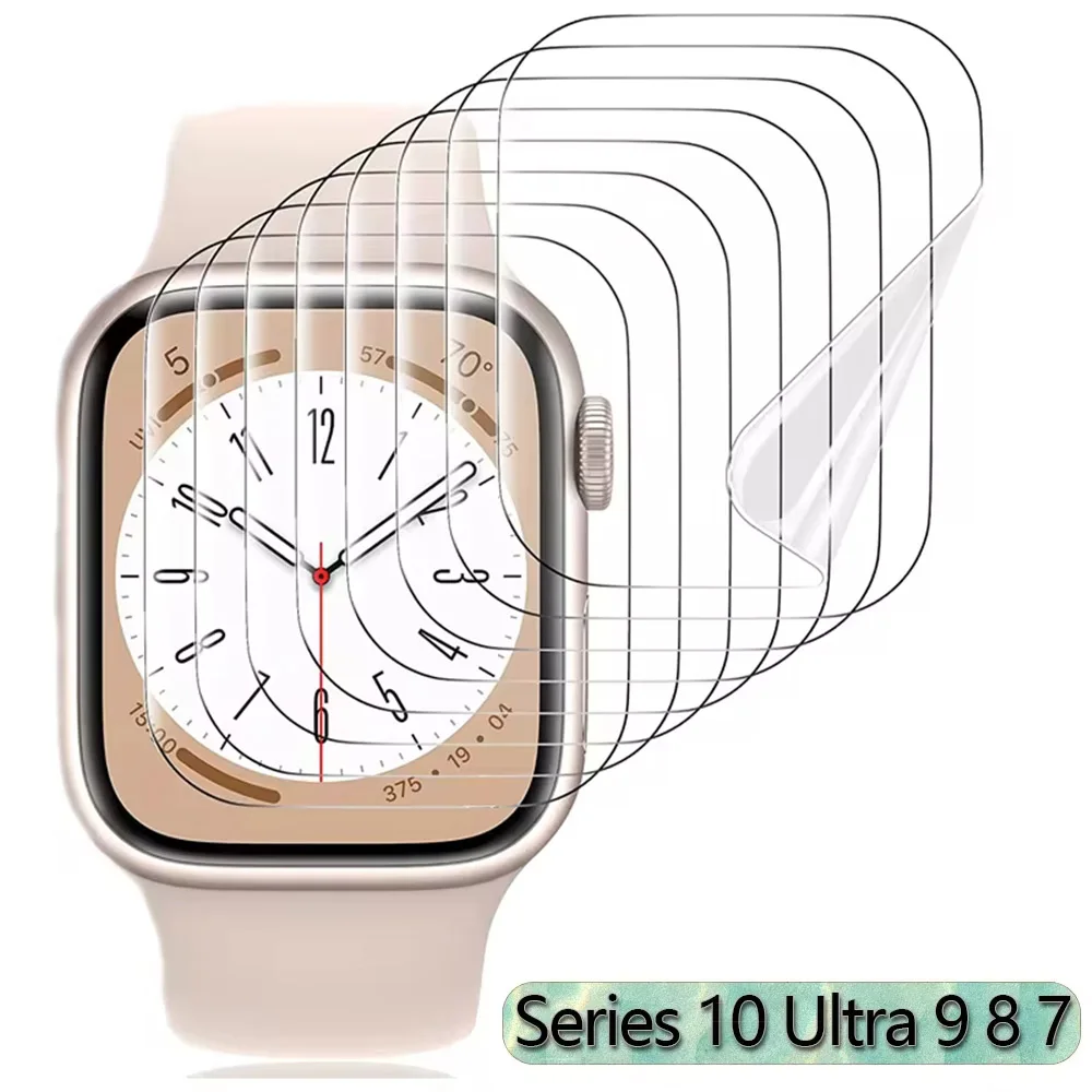 2-5pcs Hydrogel Film For Apple Watch Ultra 2 49mm Screen Protector Film for iWatch Series 10 9 8 7 46mm 45mm 41mm 42mm Film