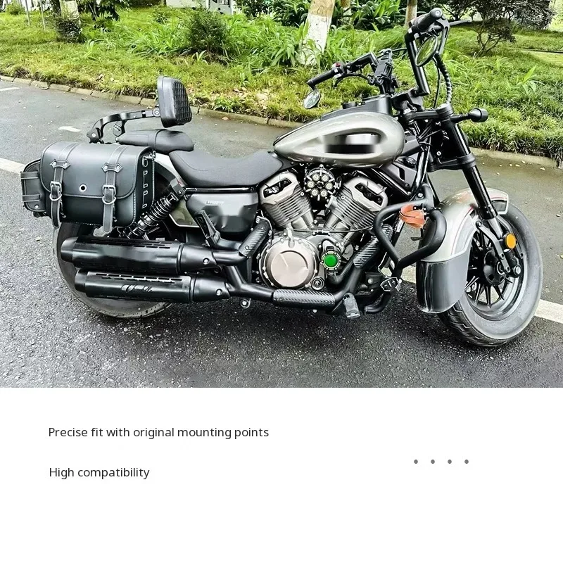 High Quality Side Bag Folding Backrest Combo Durable Custom Upgrade Parts Modified For Benda Chinchilla 450 500 Motorcycle