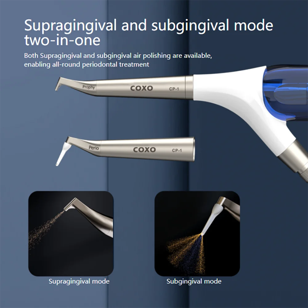 COXO CP-1 Air Flow Prophy Jet Dental Air Polierer Zahnaufhellung Werkzeug 2 Löcher 4 Löcher Zahnmedizin Zähne Polieren Hohe Effizienz – Detail 5