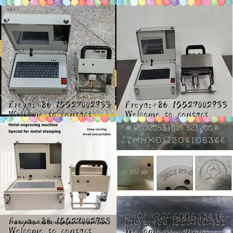 Portable Electric Marking Machine, Mold Flange Steel Stamp Printer 30×90mm Coding Machine, Steel Plate Engraving Machine