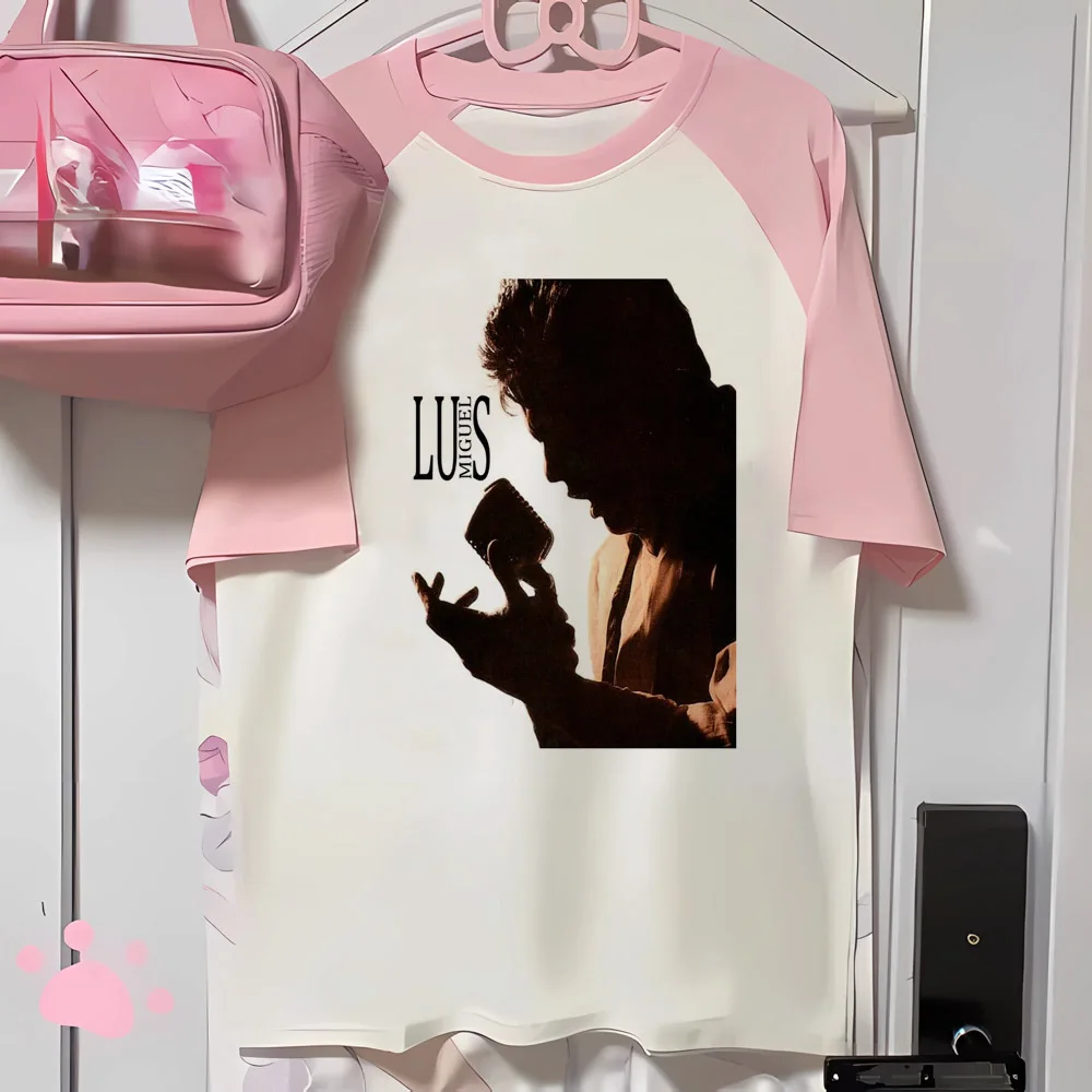 لوكس ألبرتو توب نسائي برقبة دائرية ، ملابس جرافيك ، ملابس الشارع من التيرو ، تي شيرت #3