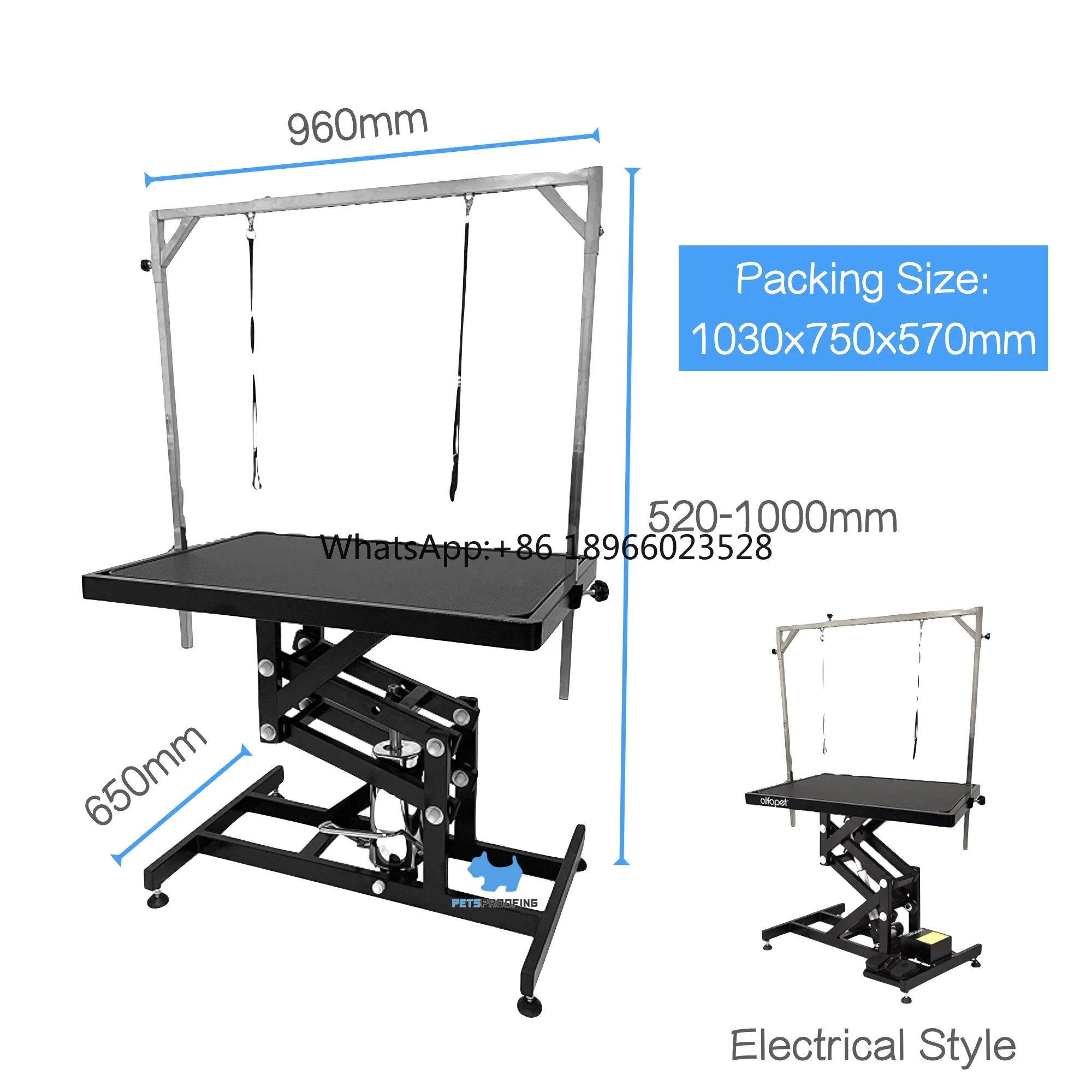 Multifunction Medvet Medical Supplies Factory Price Pet Supplier Wholesale Customized Foldable Dog Grooming Table