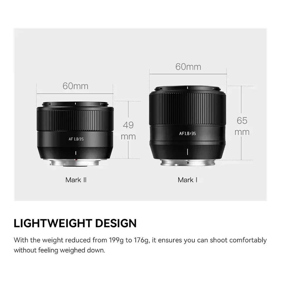 TTArtisan AF 35mm F1.8 II APS-C Frame Large Aperture Lens for Camera Portrait Photography with Fujifilm X-mount XT30 XE4