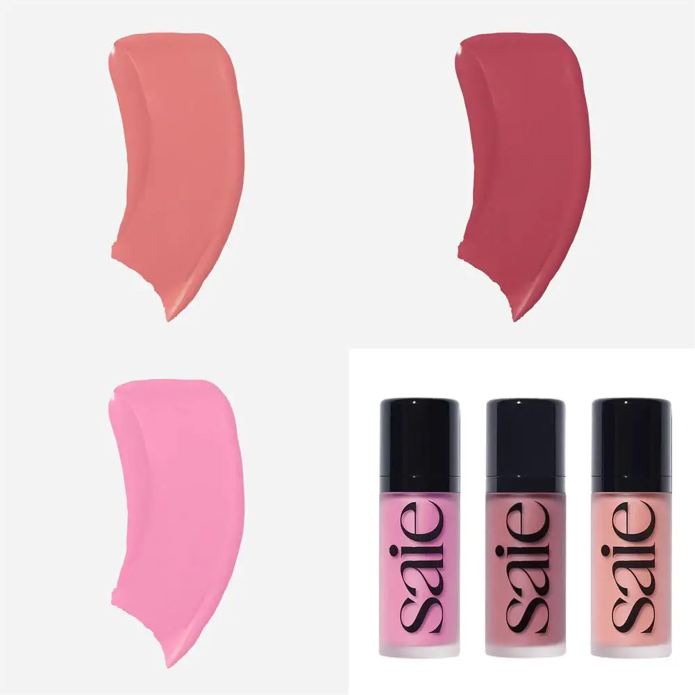 Surligneur à Blush liquide, séchage rapide, Non collant, naturel, 3 couleurs, maquillage pour le visage, Texture douce, brillant, maquillage longue durée