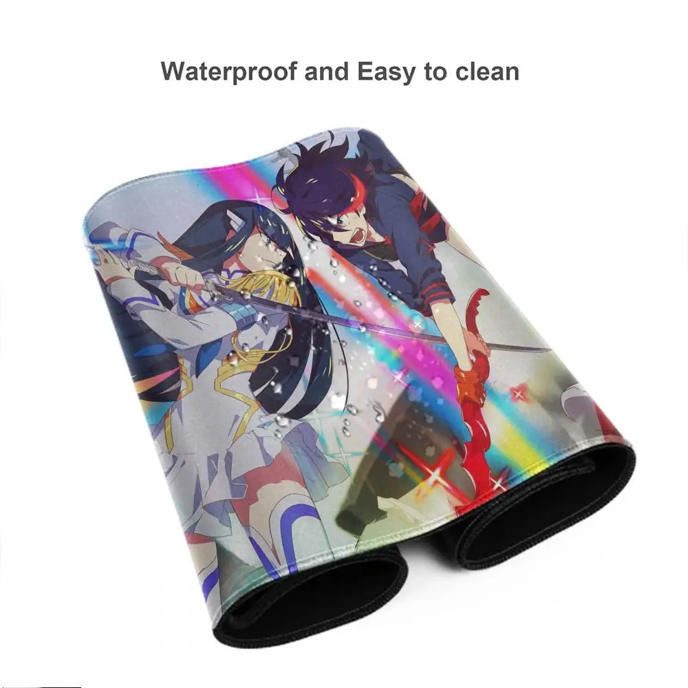 Alas Mouse Meja Anime Kill La Kill Alas Meja HD Matoi Ryuuko Lucu Alas Keyboard Gaming Diperpanjang Alas Mouse Gamer XXL Besar 90x40