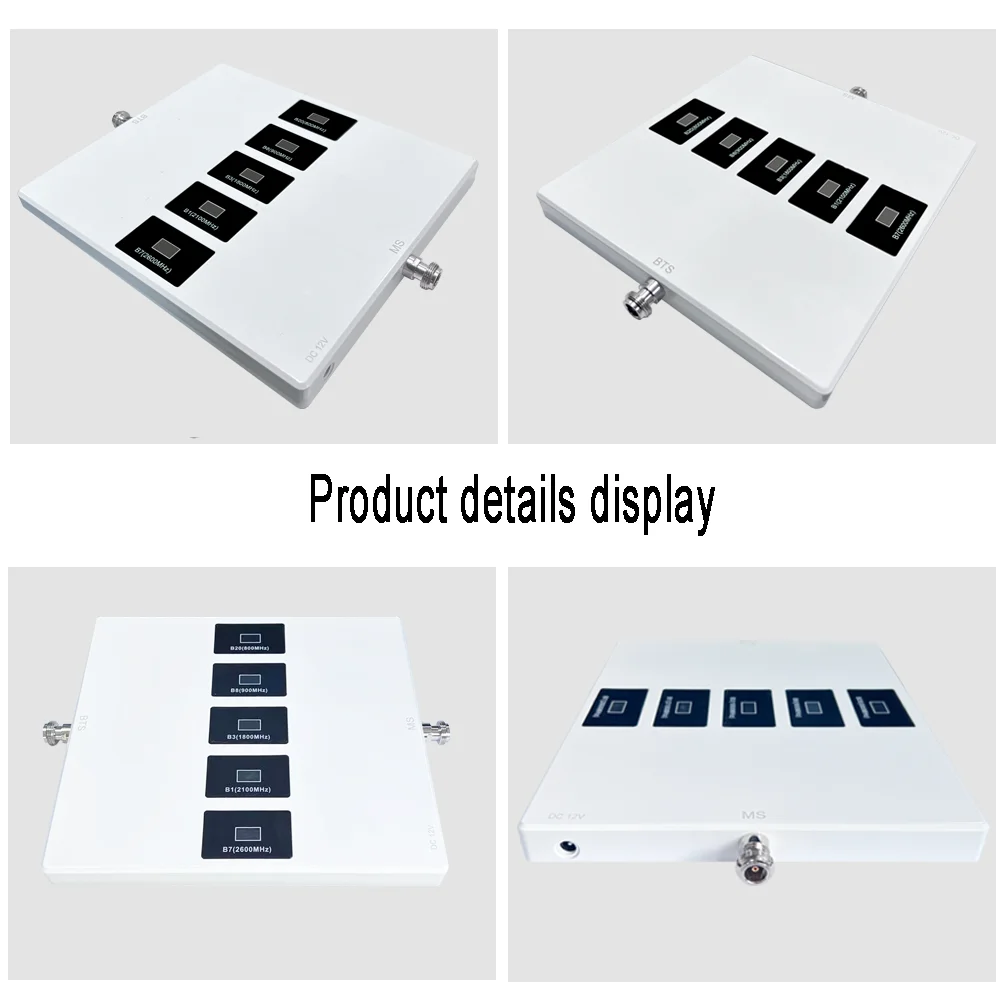2G 3G 4G Booster Five Band B20 800 900 1800 2100 2600mhz ripetitore di rete Mobile/ripetitore di segnale del telefono cellulare/amplificatore di