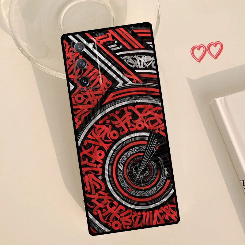 Pokras Lampas Art Graffiti Coque For Samsung Galaxy S20 FE S21 Ultra S9 S10 Note 10 Plus Note 20 S22 Ultra Phone Case