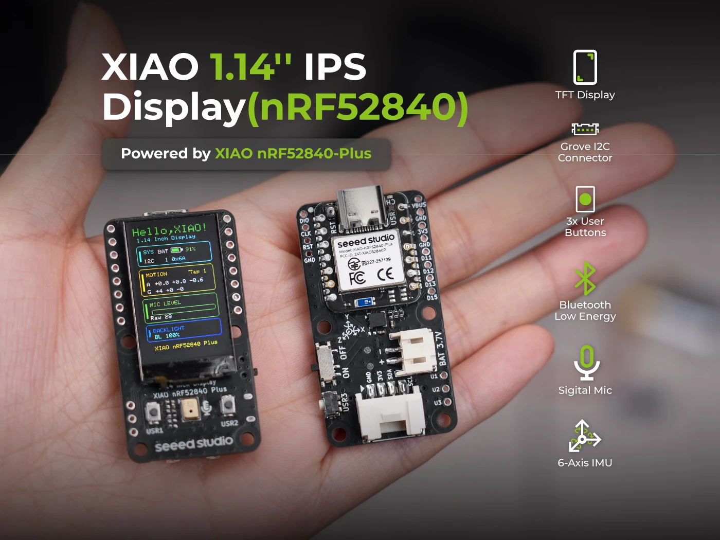 XIAO 1.14'' IPS  Display(nRF52840)