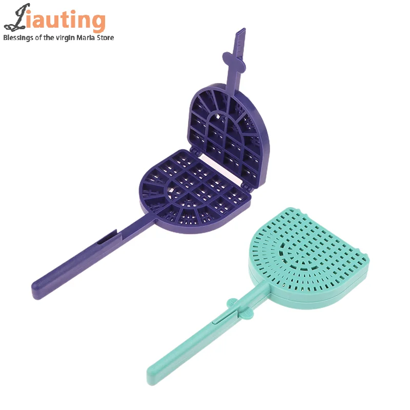 1PC Dental Injection Molding Tooth Washing Racket For Porcelain Dental Veneers Materials Cleaning Denture Wash Tray Polishing Pl