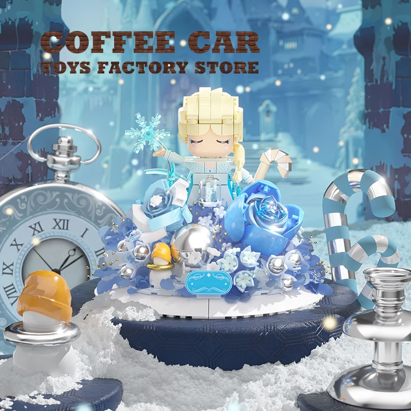 Cute Fairy Tale Princess MOC Bricks Model Anime Movie Scene Building Block Dolls Cartoon Action Figures Toys Girl Kids Gifts NEW