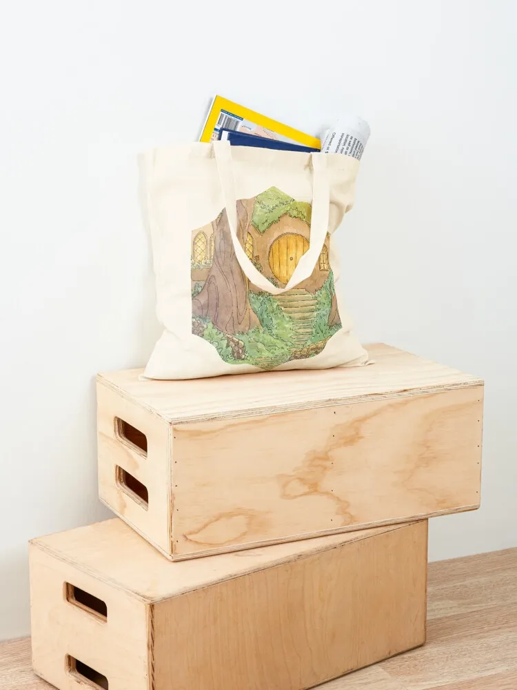 حقيبة يد Underhill at Dawn Tote Bag للمتسوقين، حقيبة شاطئ للتسوق، حقيبة صديقة للبيئة #4