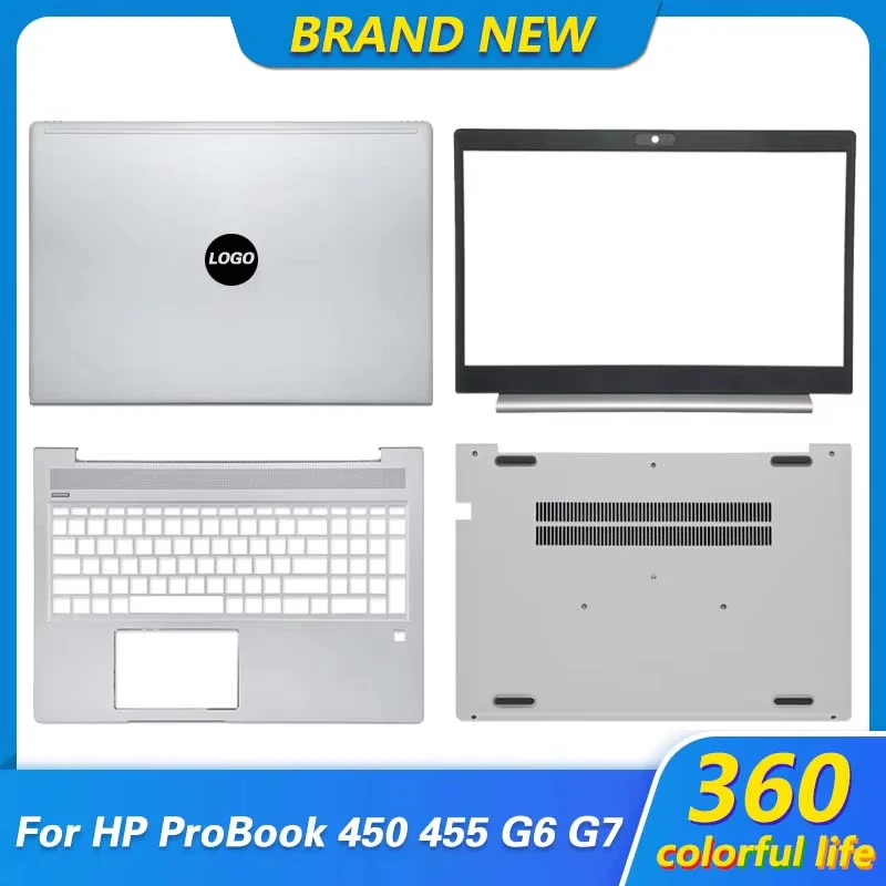 New Top Case For HP Probook 450 G7 G6 455R G6 G7 PRO 15 G3 Laptop LCD Back Cover Front Bezel Palmrest Keyboard Lower Bottom Case