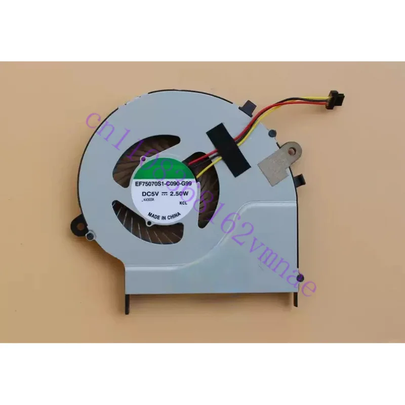 New Original Laptop CPU Cooling Fan for Toshiba Satellite Dynabook L50-B  L55-B EF75070S1-C090-G99 Cooler Radiator fan