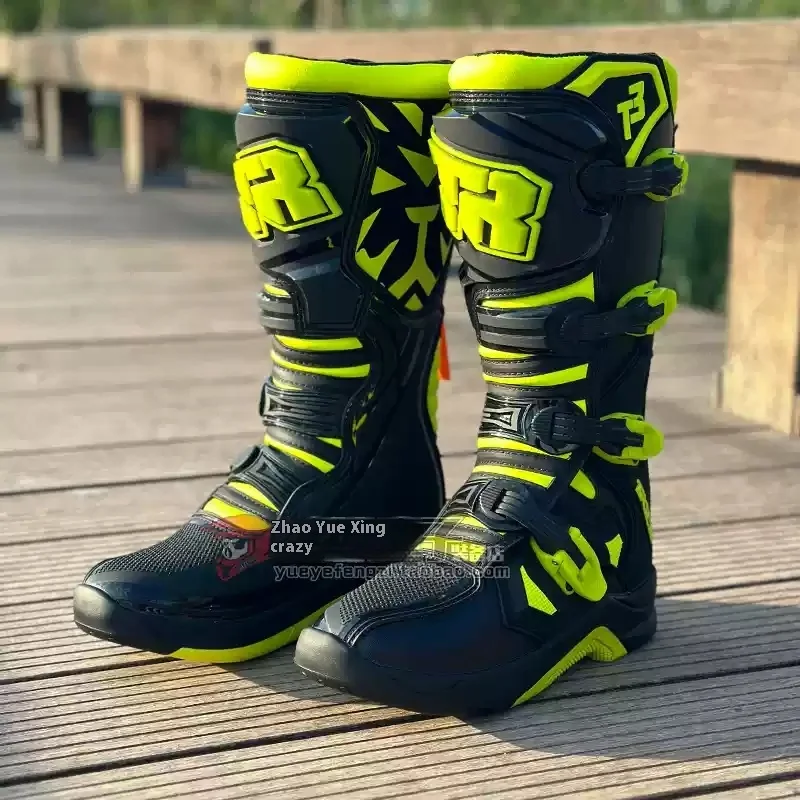 TR Tiger Merk Lange Motorrijlaarzen T3 Off-Road Racing Schoenen Anti-Val Forest Trail Rally Laarzen Ridder Racing uitrusting