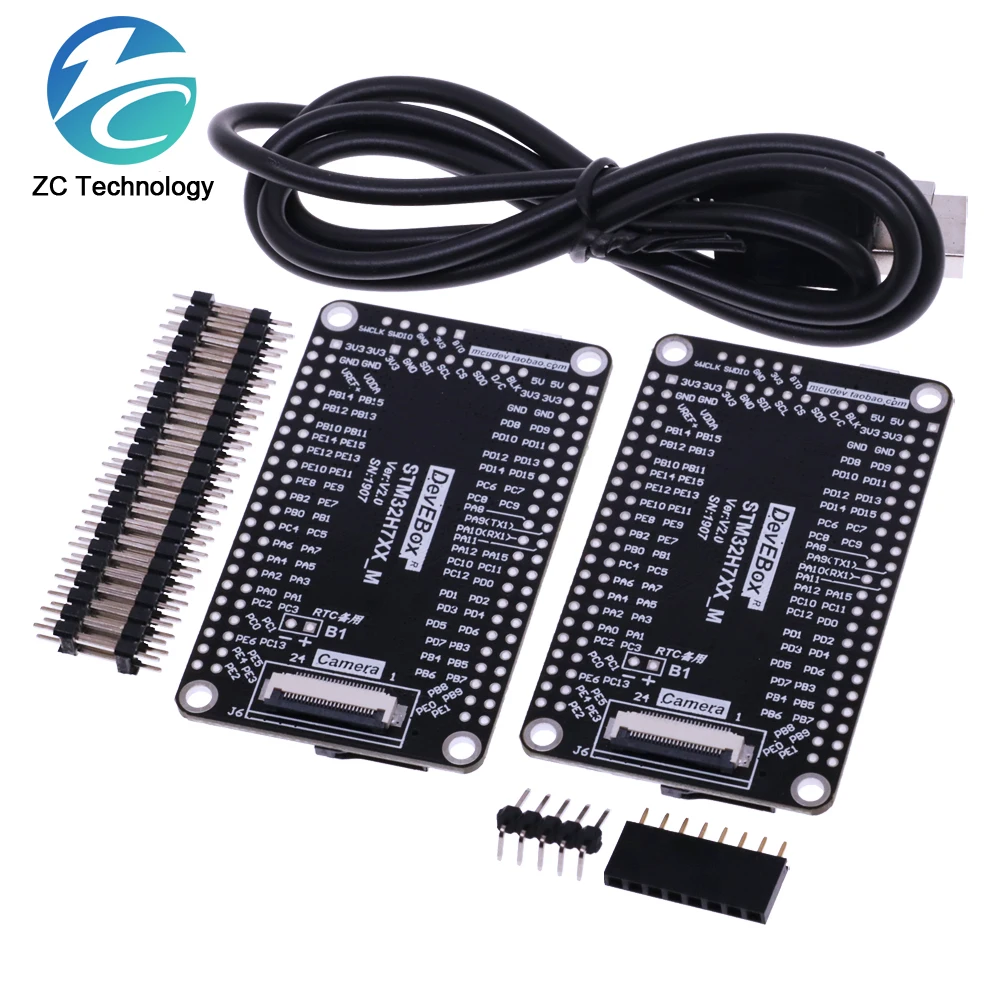 Imagem -06 - Placa Sistema Tft Desenvolvimento Interface m7 Núcleo Board Cabo Usb Stm32h750vbt6 Stm32h743vit6 Stm32h7