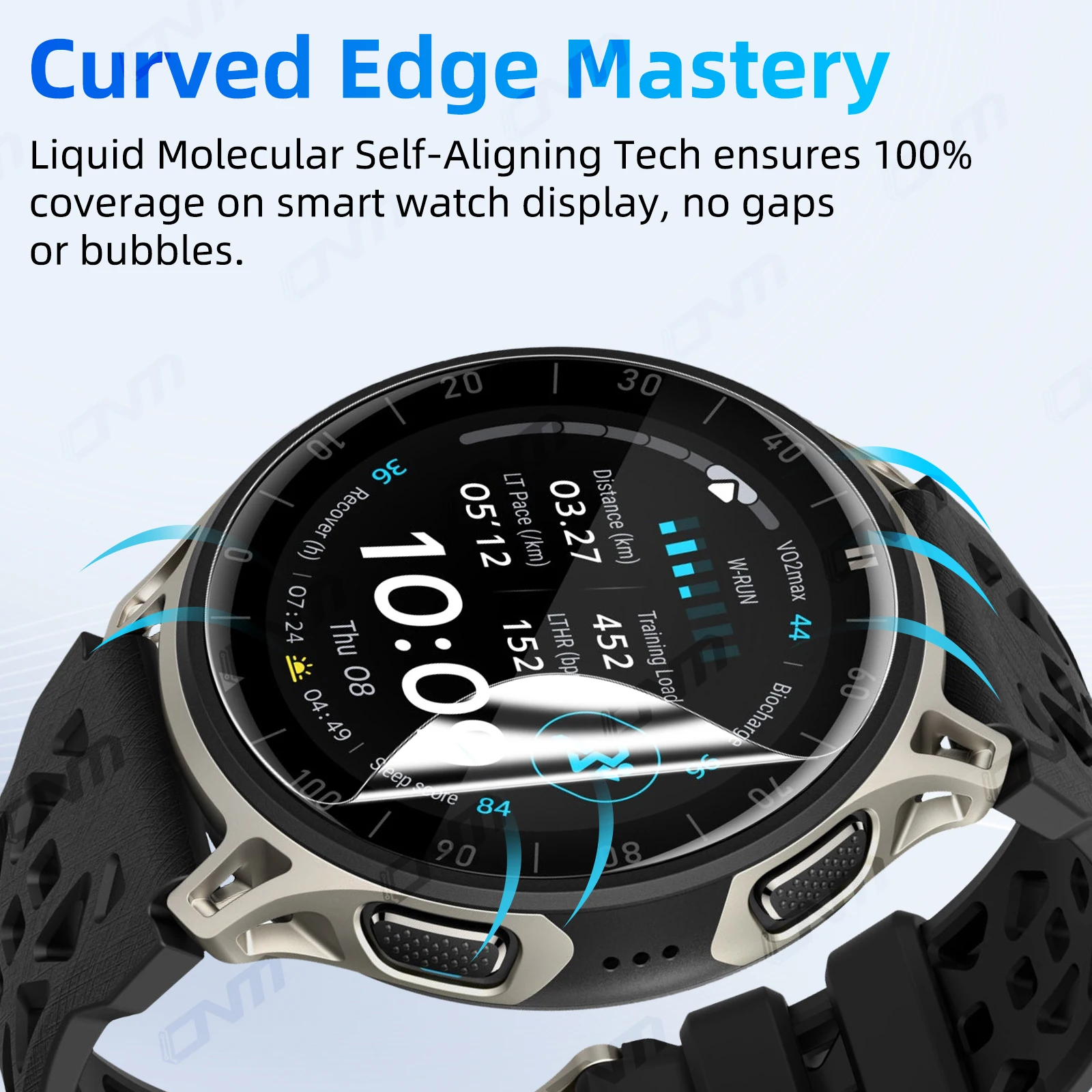 Screen Protector for Amazfit Cheetah 2 Pro Flexible Soft Full Coverage Protection Film for Amazfit Cheetah 2 Pro Accessories