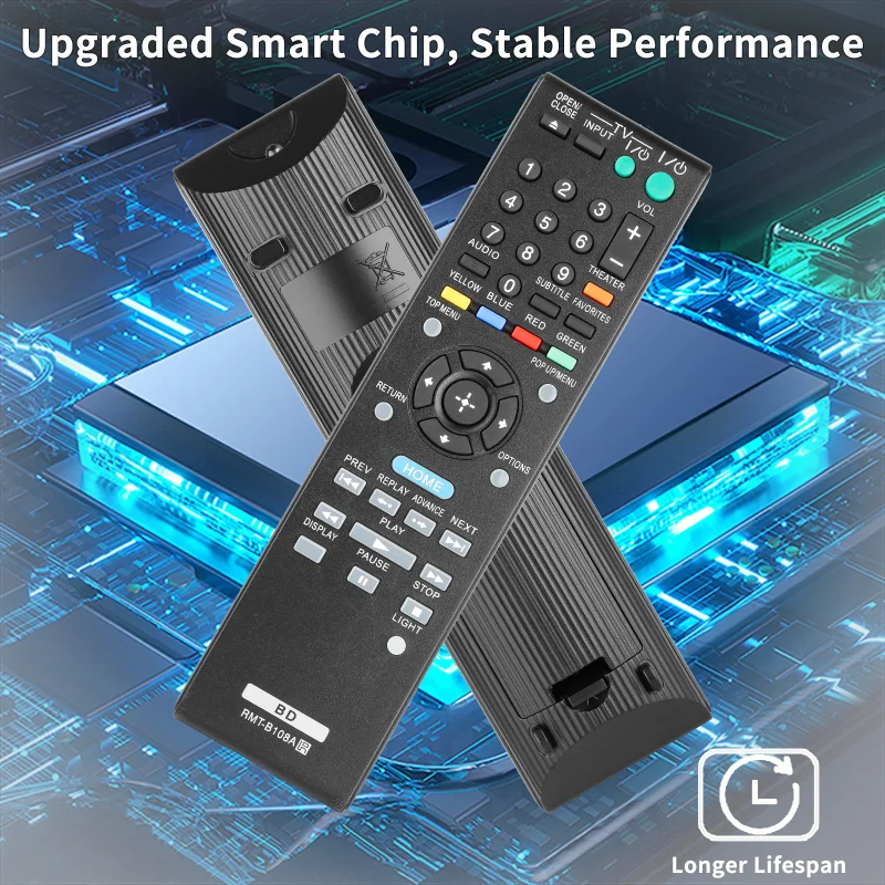 RMT-B108A RMTB108A For Sony Remote, For Sony 3D Blu-ray Disc Player BDP-BX37 BDP-S770 BDP-S1700ES DVD Player