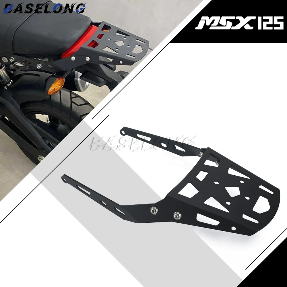 

MSX 125 Motorcycle Rear Luggage Rack Holder Rear Seat Luggage Rack Support Shelf For Honda Grom 125 MSX125 2021 2022 2023 2024