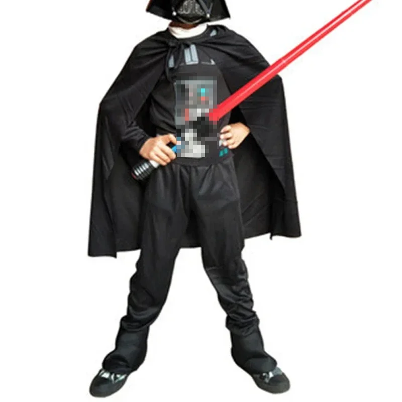 

CHildren Kids Boy GIrl Darth Cosplay Costumes Children Movie Cos Sets With Swords And Mask Halloween Decor Clothes Hero