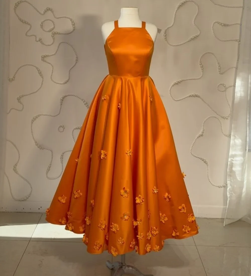 

Customized High Quality Flower A-line Square Neck Midi Dresses Homecoming Dresses Classic Modern Style Pastrol Chinese Style Fo
