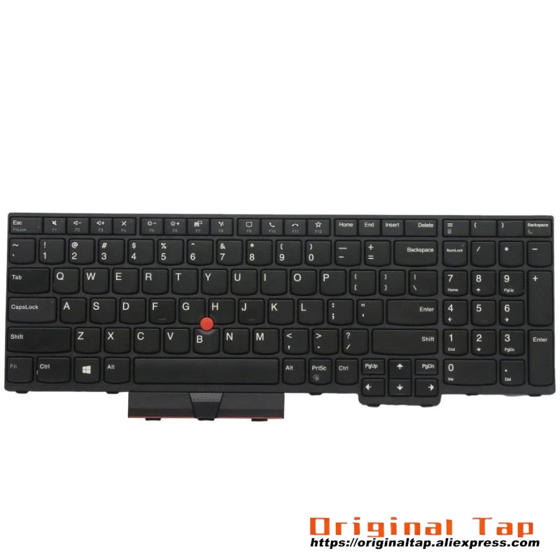 US English Keyboard for Lenovo Thinkpad L15 Gen 1 2 5N20W68240 5N20W68276 5N20W68312