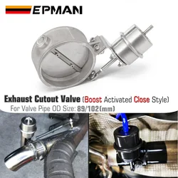 EPMAN New Boost Activated Exhaust Cutout / Dump 89mm / 102mm Close Style Pressure: About 1 BAR For VW Polo