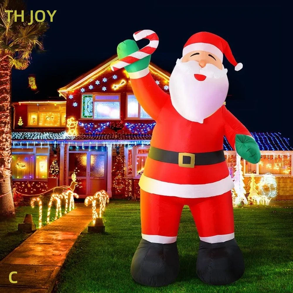 

fast air ship to door, 5m 17ft tall customized Inflatable Santa Claus with light
