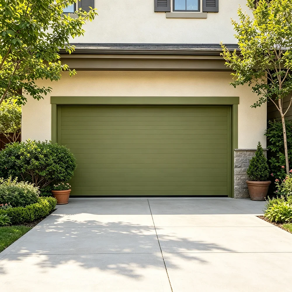**c Ho Rainproof Rustproof Garage Door Electrically Powered Aluminum Alloy Finished Garage Doors Long Lasting  Garage Doors