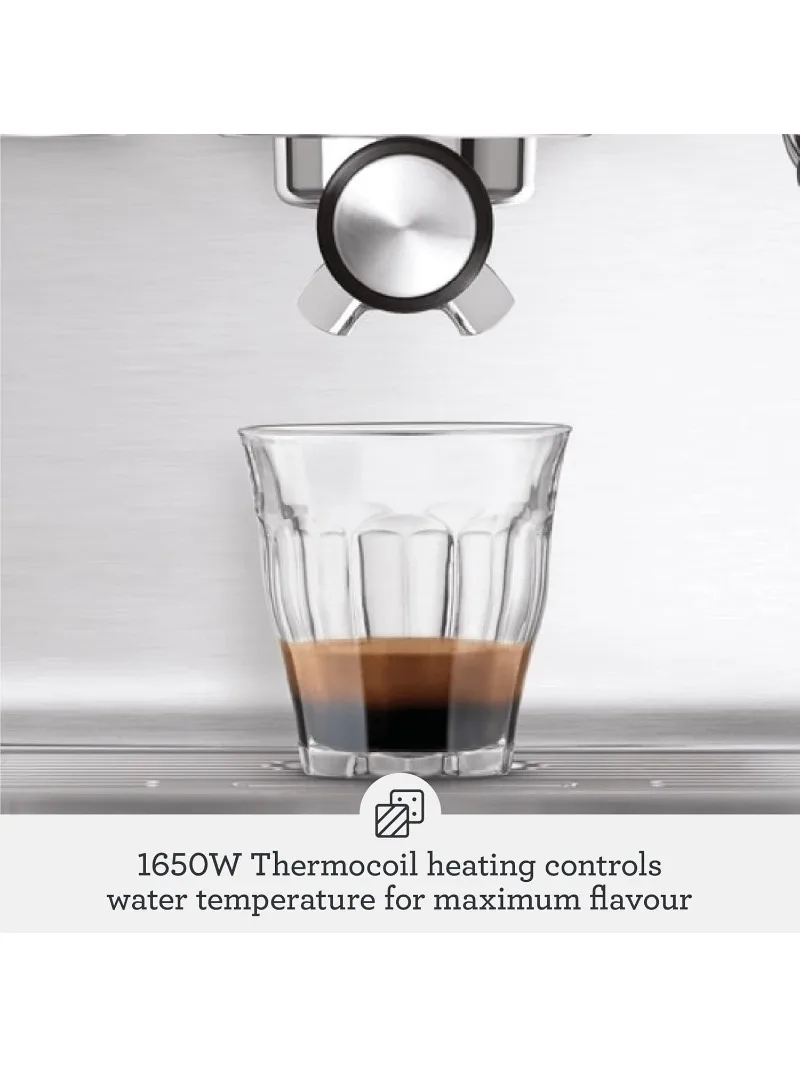 BES840XL máquina de Espresso con infusor, acero inoxidable cepillado