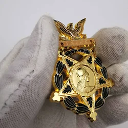 Gold Plated Army Medal of Honor Badge Collectible Coins  Medal Commemorative Coins Souvenir for Home