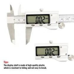 TON09 6-Inch 150mm Stainless Steel Electronic Digital Vernier Caliper Metal Micrometer Measuring