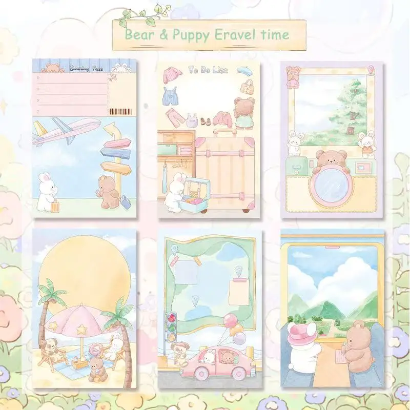 Cute cartoon decorated sticky notes