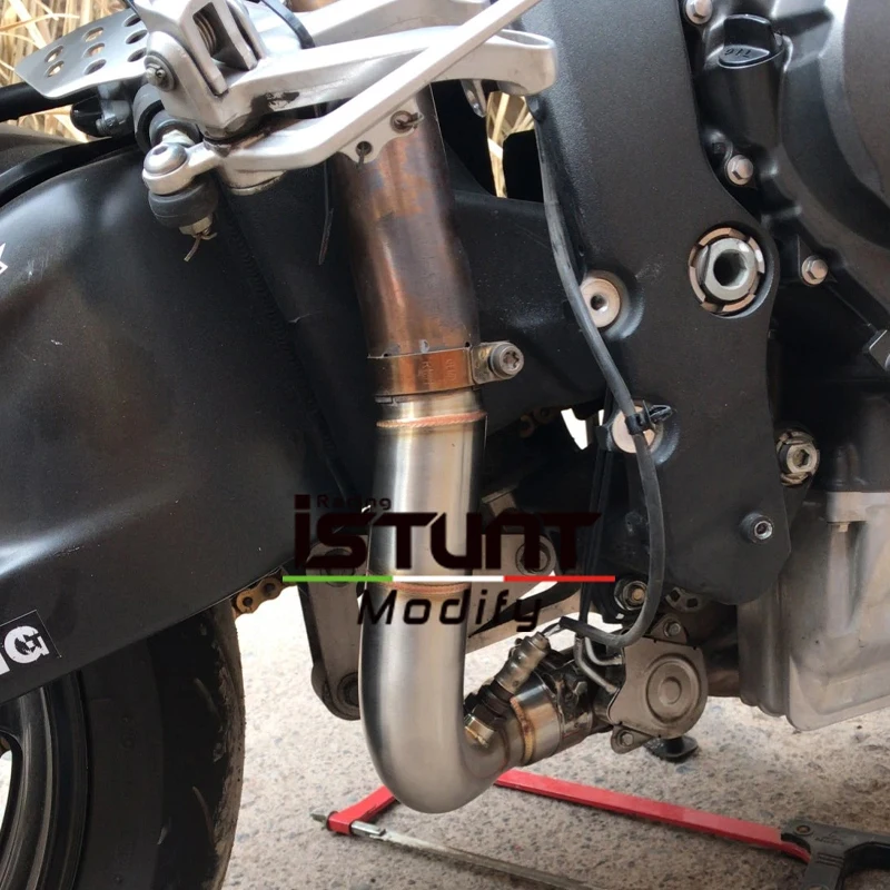 Slip On For Honda CBR600RR F5 2005 - 2019 Motorcycle Exhaust Modified Stainless Steel Middle Link Pipe connect Original Muffler